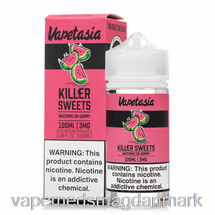 Engangs Vape Danmark Vandmelon Gummi - Vapetasia - 100ml 0mg